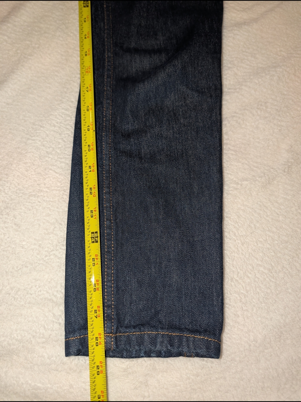 Sezane Dark Blue Straight-Leg Jeans - Picture 5 of 8